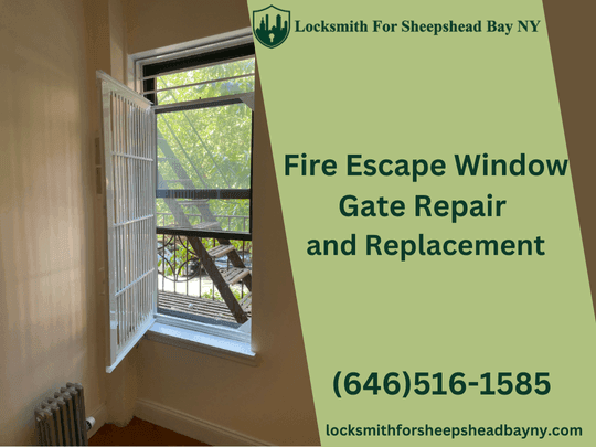 Fire Escape Window Gates in Sheepshead Bay NY